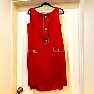 Penny Black Max Mara Vintage Retro Red Dress - size 10-12, mint condition